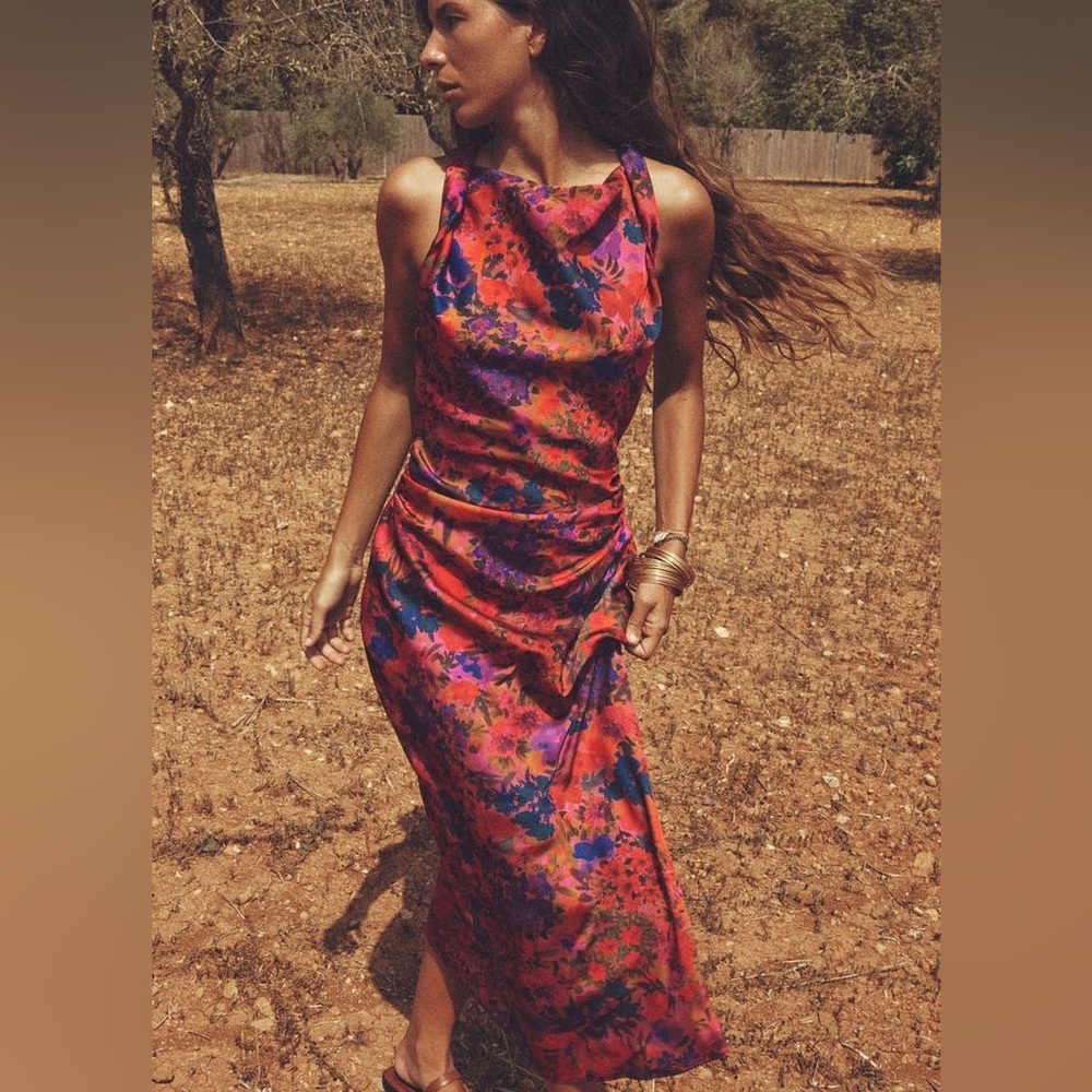 Zara Floral Maxi Dress